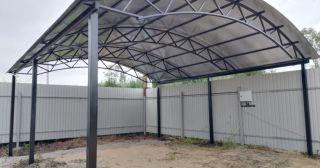 Арочные навесы из металлопрофиля Тамбов, цена от 3451 руб.
